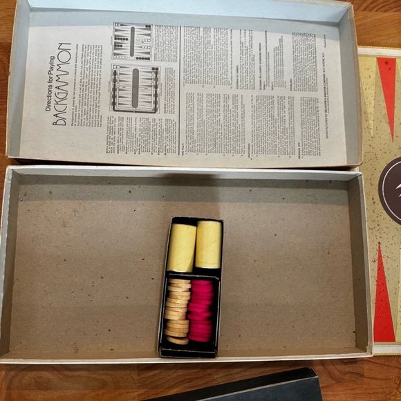 Vintage 70’s Backgammon Set Selchow Righter Complete 1975 Printed in the USA - Picture 12 of 14
